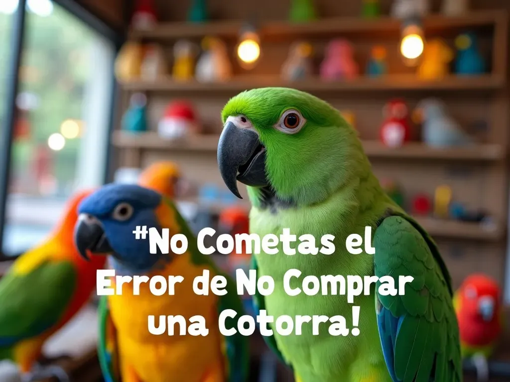 ¡No Cometas el Error de No Comprar una Cotorra! Todo lo que Necesitas Saber para Elegir la Compañera Perfecta