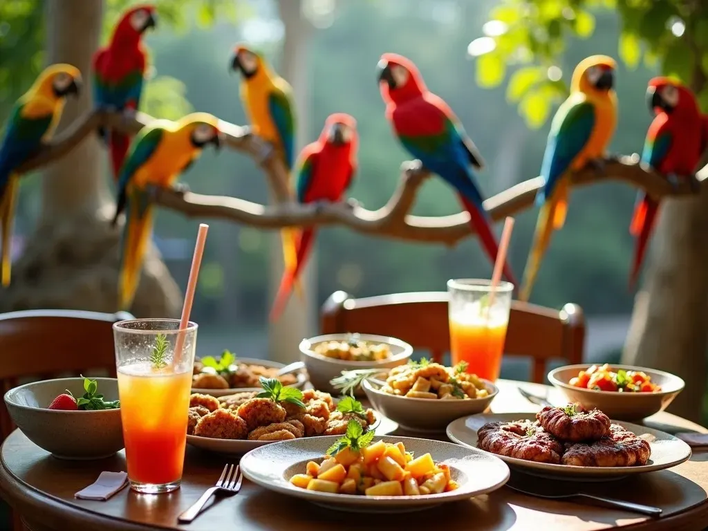 comer en el loro parque precios