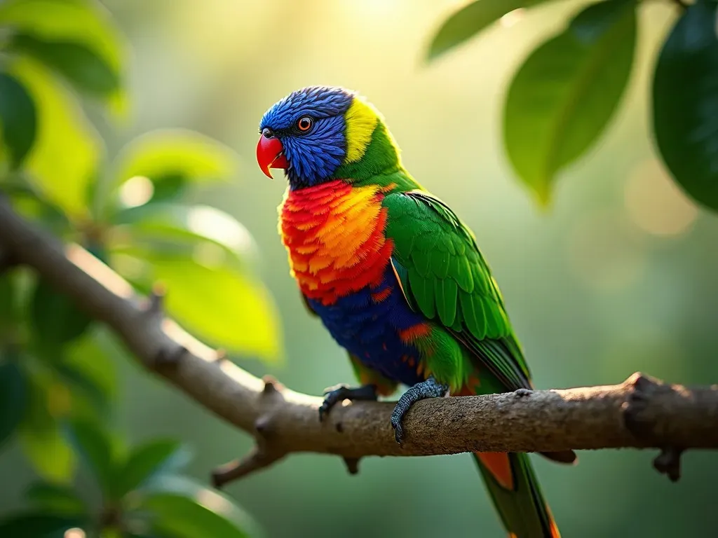 pajaro arcoiris